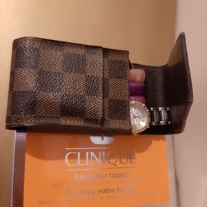 Louis Vuitton used damier cigarette case.
